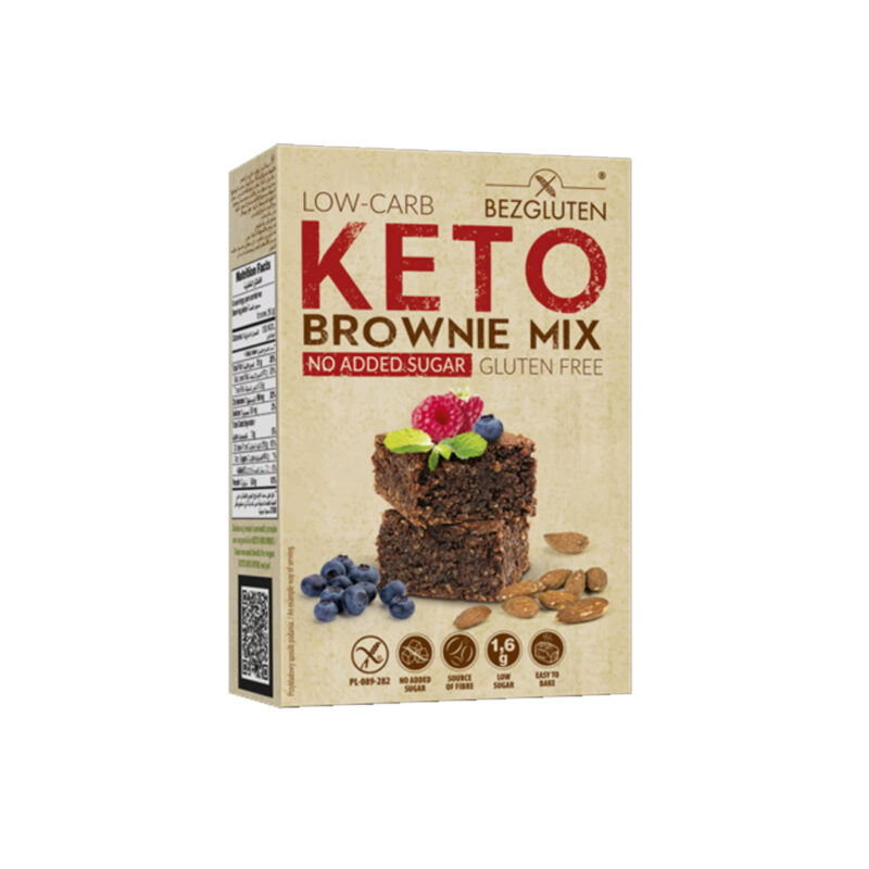 Bezgluten Keto Brownie Mix – Low Carb, Gluten Free & No Added Sugar