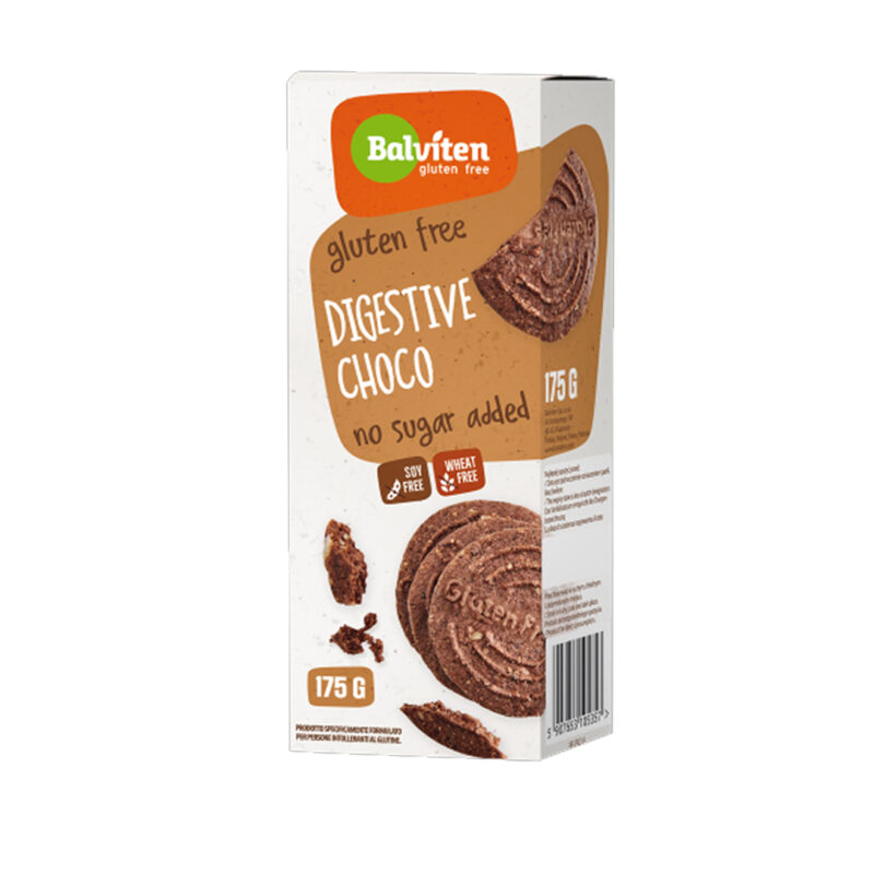 Biskota Balviten Digestive Choco pa gluten dhe pa sheqer