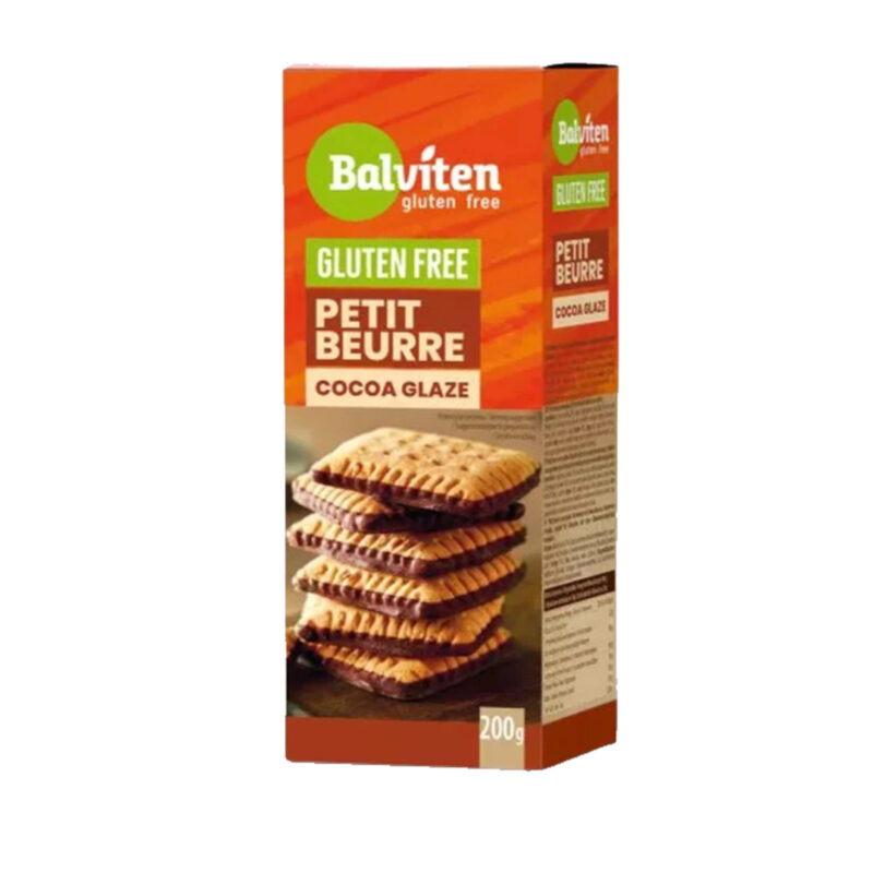 Biskota Balviten Petit Beurre me çokollatë (pa gluten)