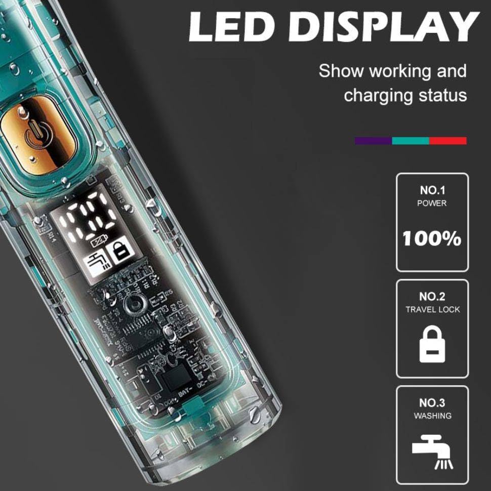 61AMhcO5y5L VGR V‑961 Professional Rechargeable Hair Trimmer - Figura 6