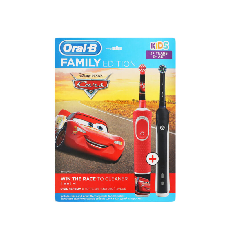 Furçë dhëmbësh elektrike për fëmijë 3+ (Cars Edition)