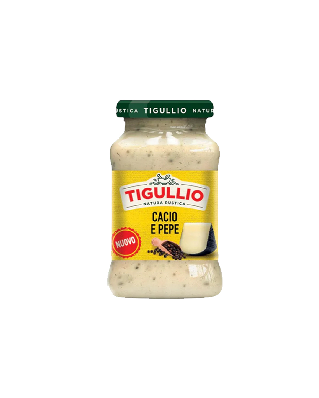 8000050028315 Tigullio Cacio e Pepe – Salcë Kremoze me Djathë dhe Pipper të Zi 190g - Figura 1