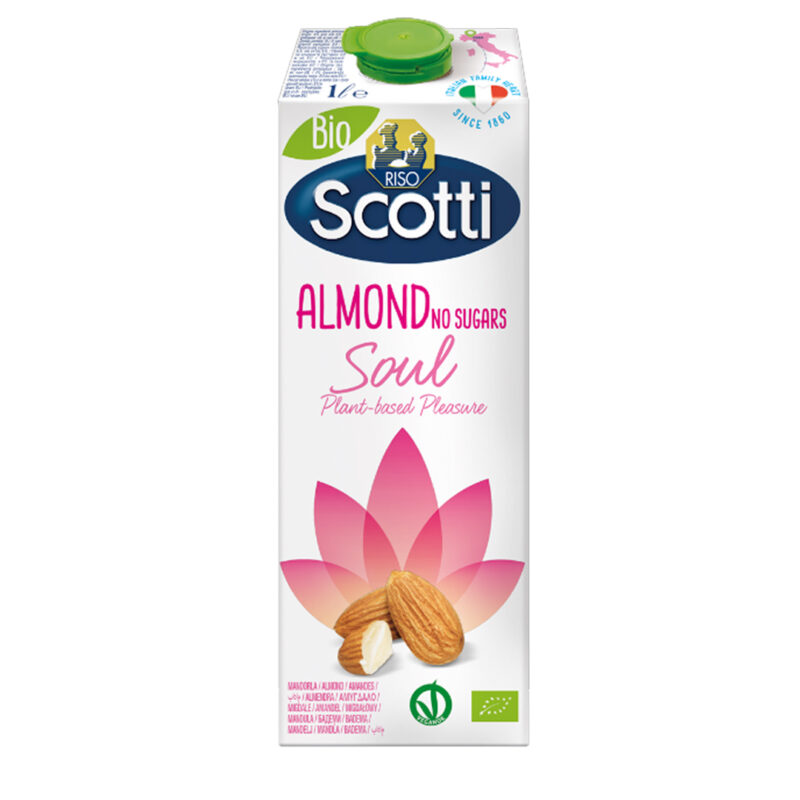Qumësht bajamesh Riso Scotti Bio pa sheqer