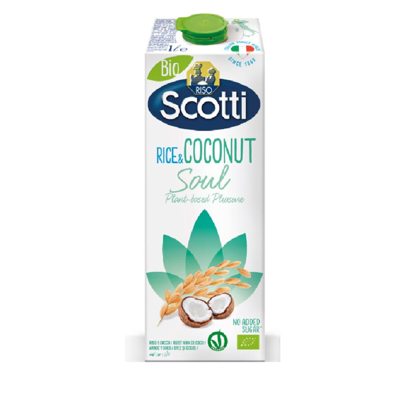 Qumësht orizi dhe kokosi Riso Scotti Bio
