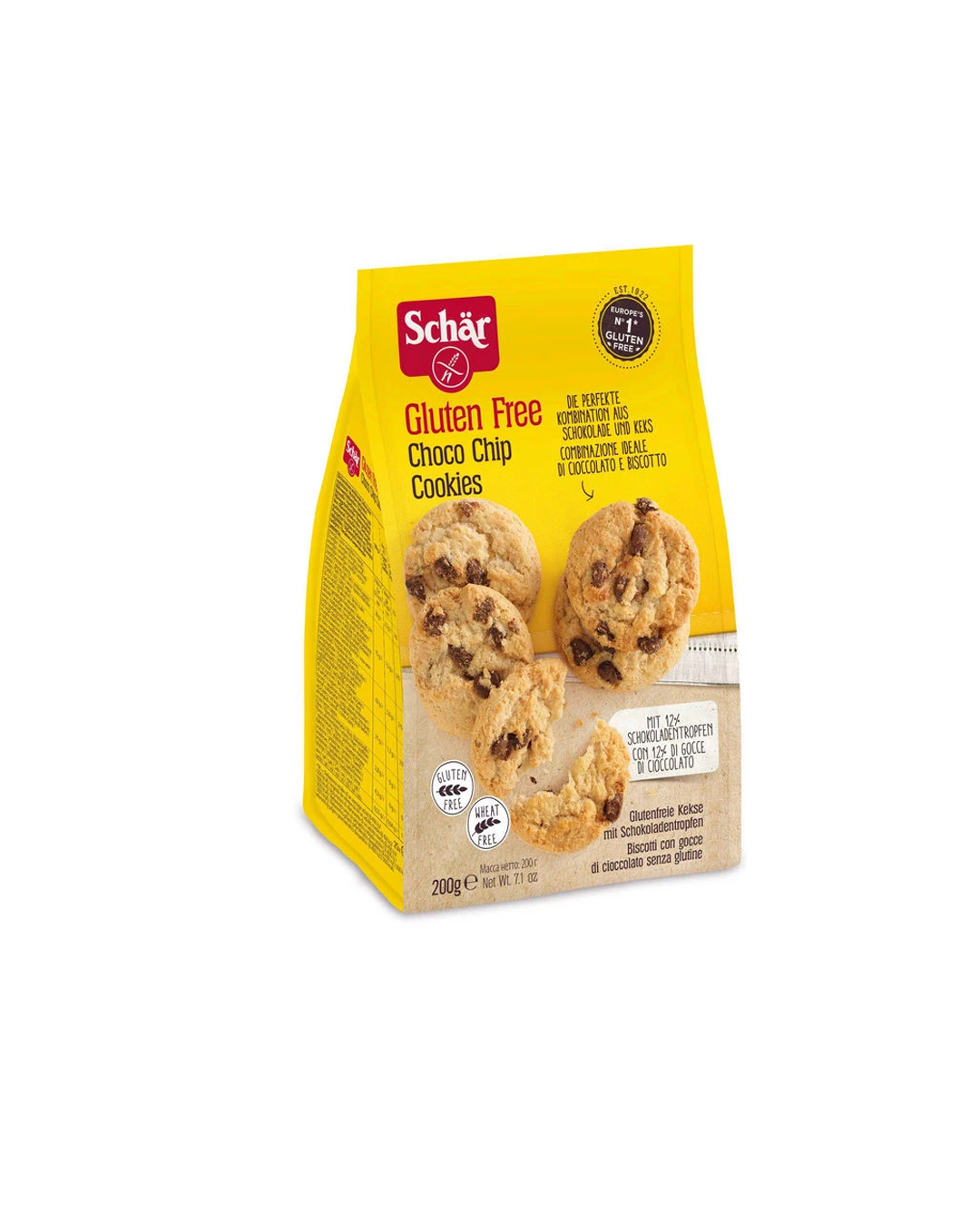 8008698005491 Schär Gluten Free Choco Chip Cookies - Figura 1