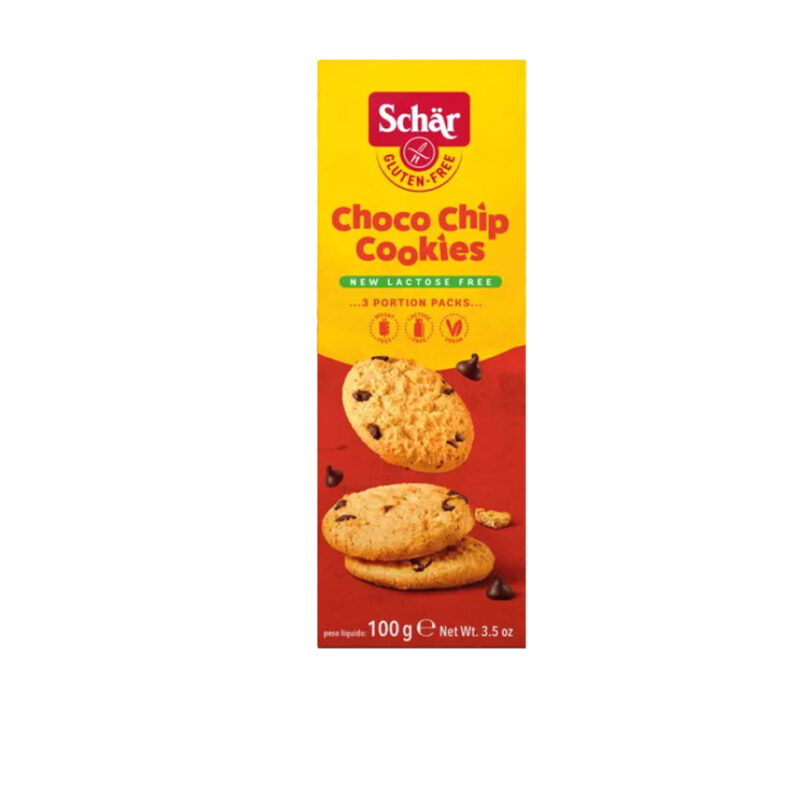 Schär Gluten Free Choco Chip Cookies Lactose Free