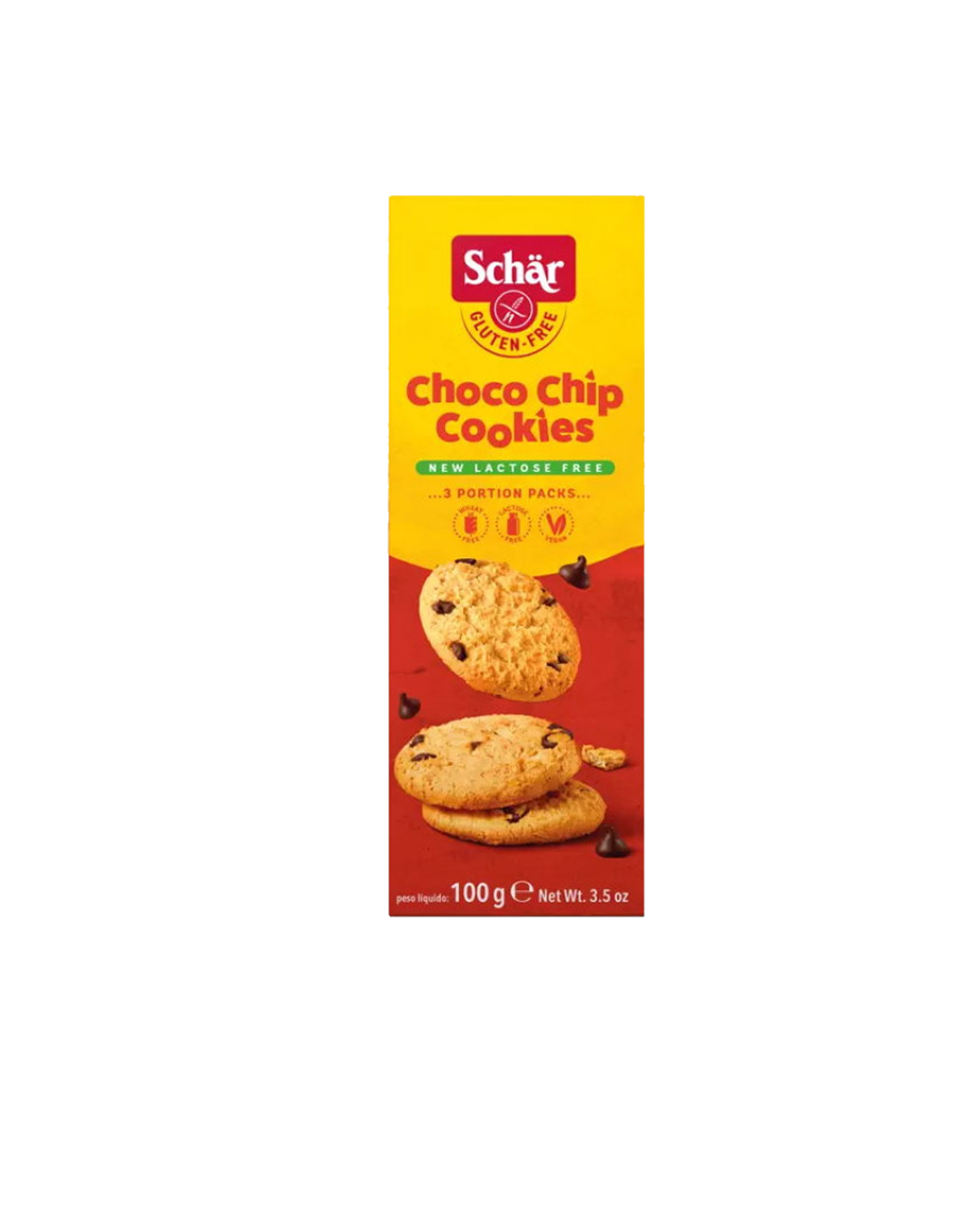 8008698013021 Schär Gluten Free Choco Chip Cookies Lactose Free - Figura 1