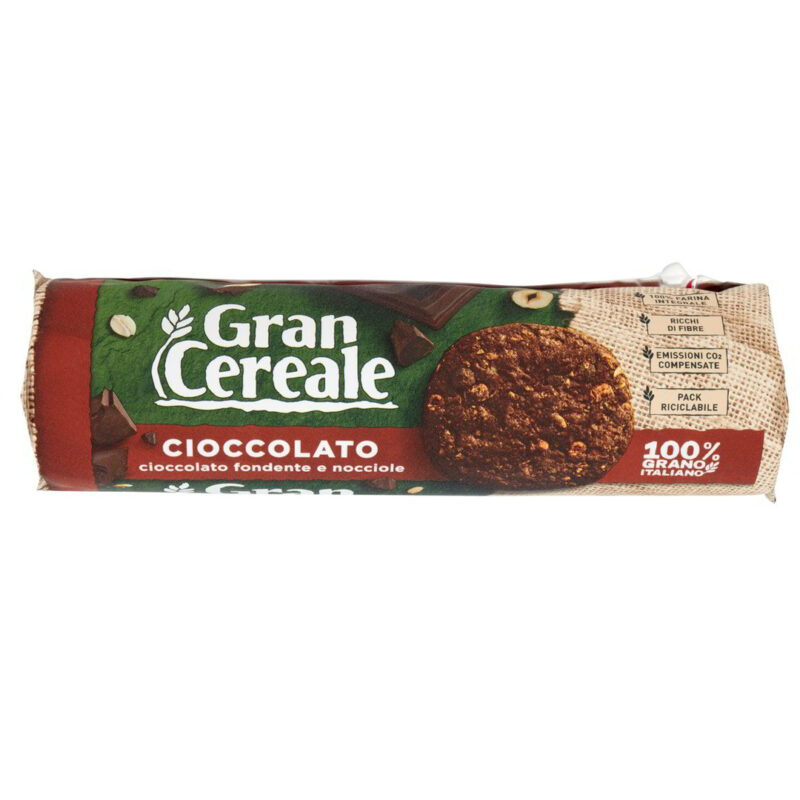 Gran Cereale Cioccolato – Biskota me Çokollatë të Zezë dhe Lajthi