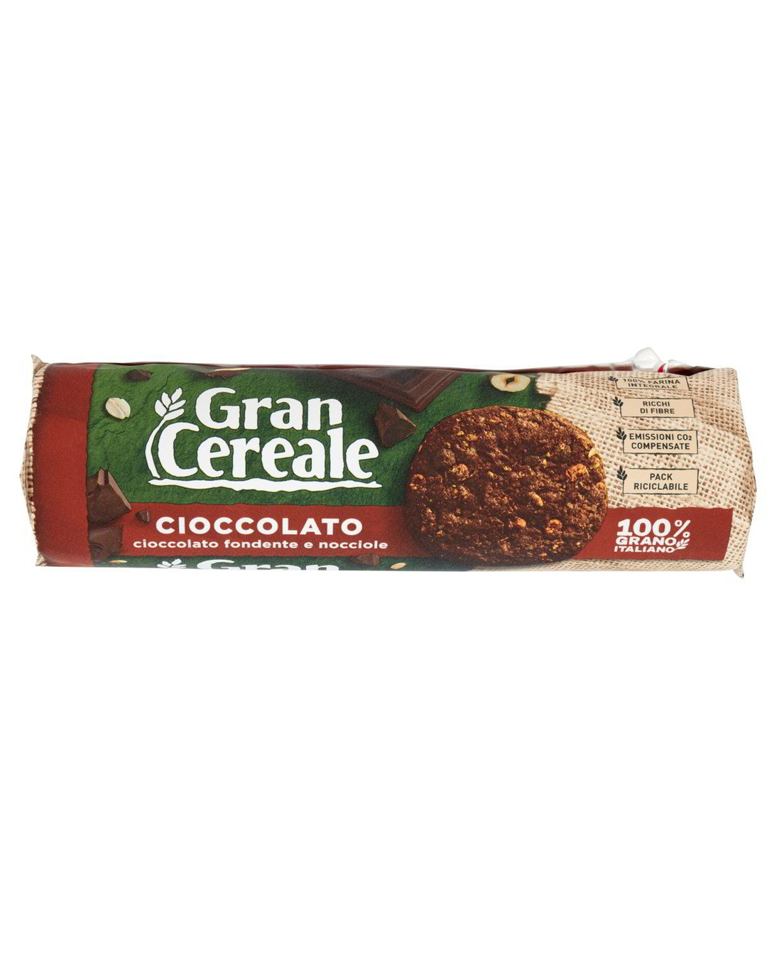 8076809540155 Gran Cereale Cioccolato – Biskota me Çokollatë të Zezë dhe Lajthi - Figura 1