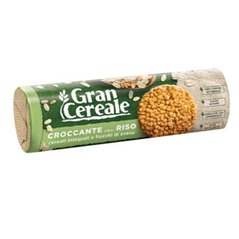 Gran Cereale Croccante con Riso – Biskota me Drithëra të Plotë dhe Oriz