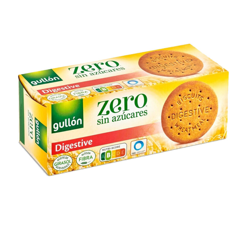 Gullón Zero Digestive – Biskota pa Sheqer të Shtuar