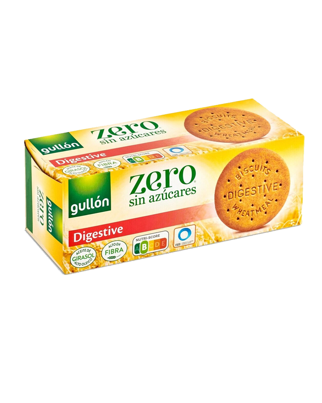 8410376023831 Gullón Zero Digestive – Biskota pa Sheqer të Shtuar - Figura 1