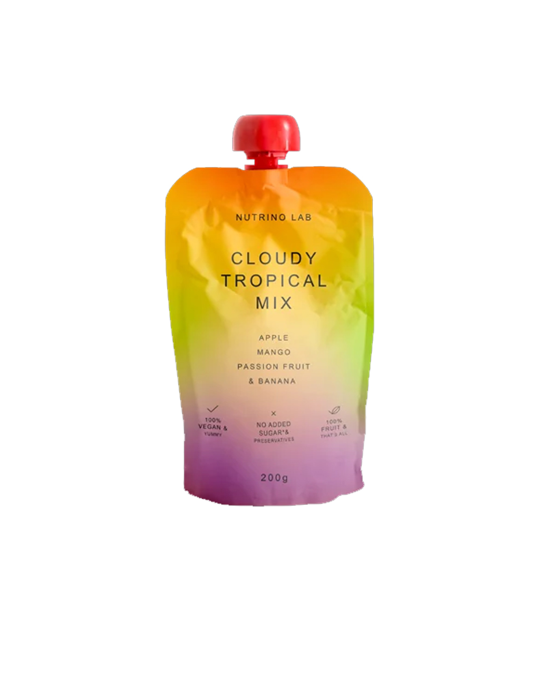 8606019654009 Nutrino Lab Cloudy Tropical Mix – Apple, Mango, Passion Fruit & Banana - Figura 1