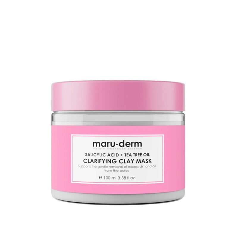 Maskë Balte Pastruese Maruderm Salicylic Acid + Tea Tree Oil Clarifying Clay Mask 100ml