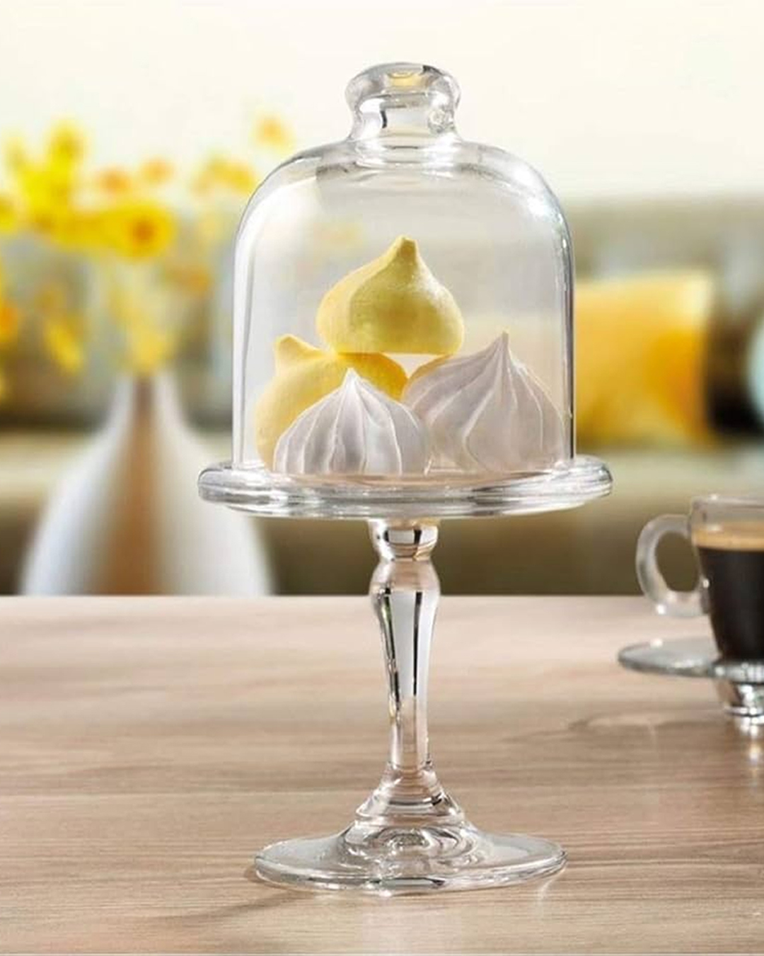 8693357397699 Kupë Qelqi me Kapak – Pjatancë Elegante për Ëmbëlsira - Figura 1