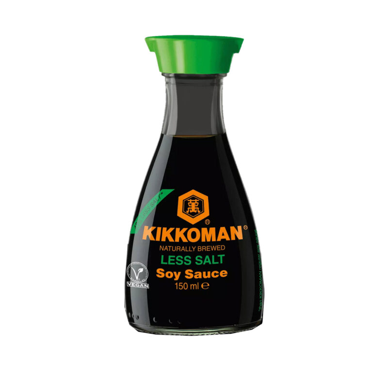 Kikkoman Naturally Brewed Soy Sauce Less Salt – Salcë Soje me Më Pak Kripë 150ml