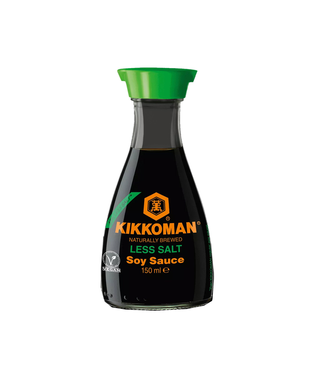 8715035130104 Kikkoman Naturally Brewed Soy Sauce Less Salt – Salcë Soje me Më Pak Kripë 150ml - Figura 1