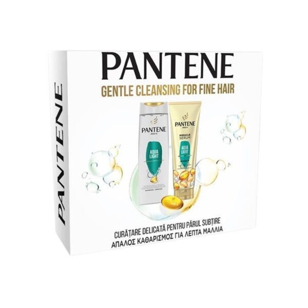 Pantene Pro-V Aqua Light Set Shampoo 400ml + 3 Minute Miracle Conditioner