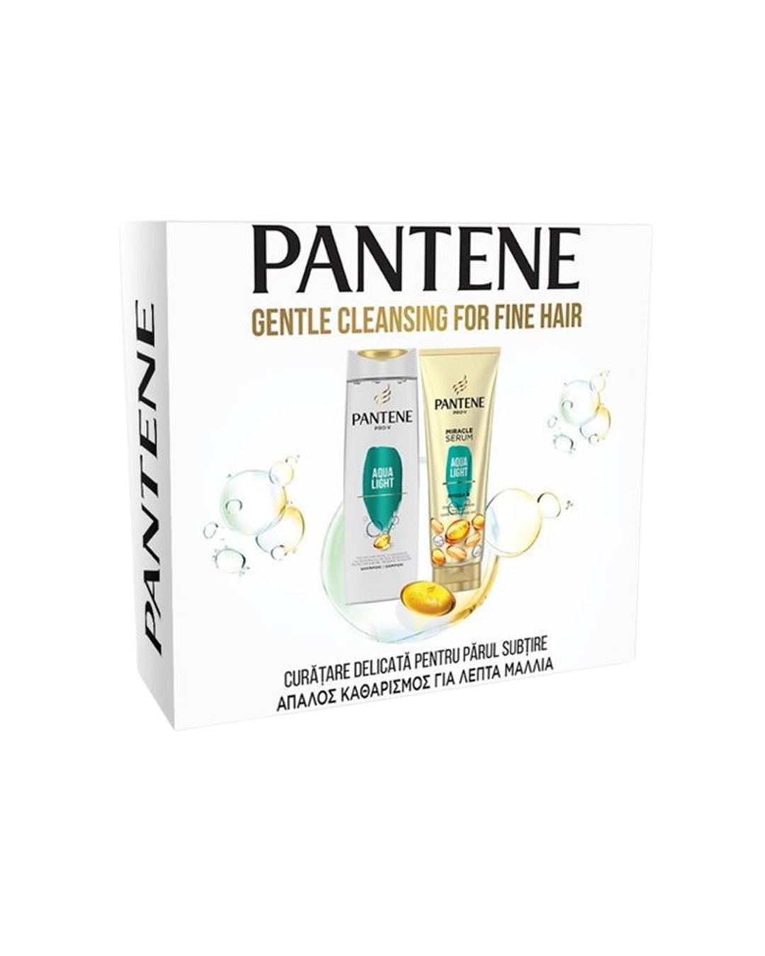 9 Pantene Pro-V Aqua Light Set Shampoo 400ml + 3 Minute Miracle Conditioner - Figura 1