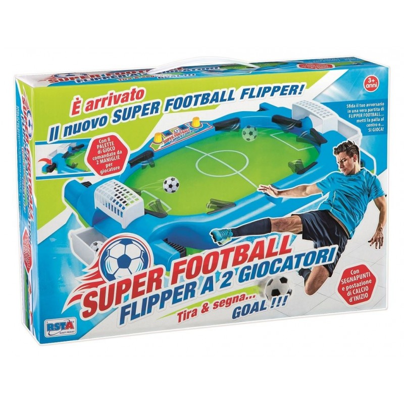 FLIPPER-SUPER-FOOTBALL-2-GIOCATORI-GIOCO-SUL-CALCIO (1) Lojë tavoline Futboll për fëmijë – Mini Football Game - Figura 2