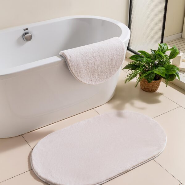 Set Tepih për Banjë 2 Pjesë – Antirrëshqitës & Super të Butë