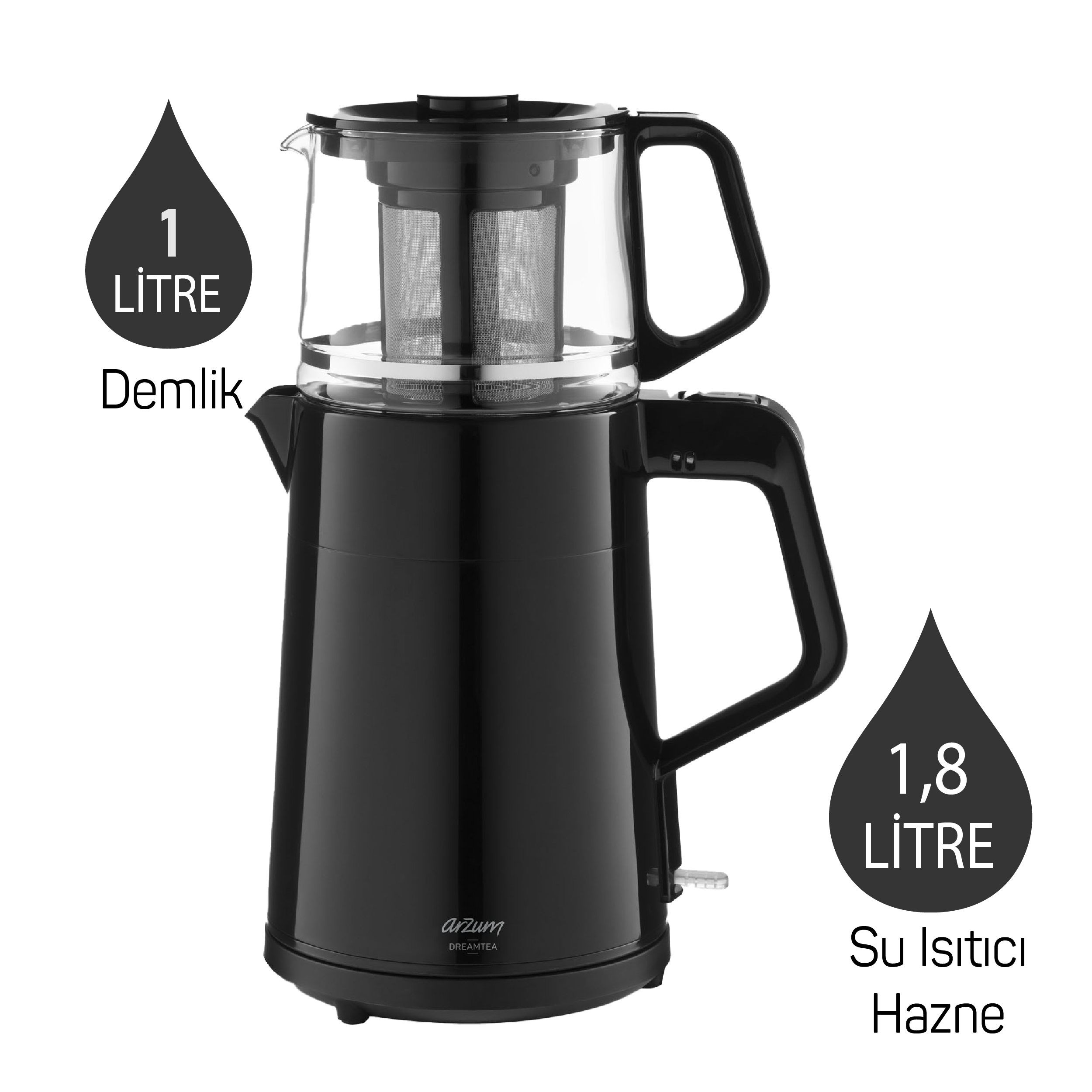 ar3134-dreamtea-tea-machine-black-tea-machine-arzum-4919-32-B Çajnik elektrik Arzum AR3134 - Figura 3