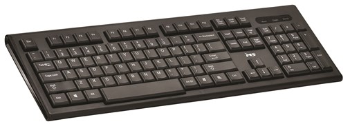 Tastierë MS Gaming ALPHA C100 US, e zezë